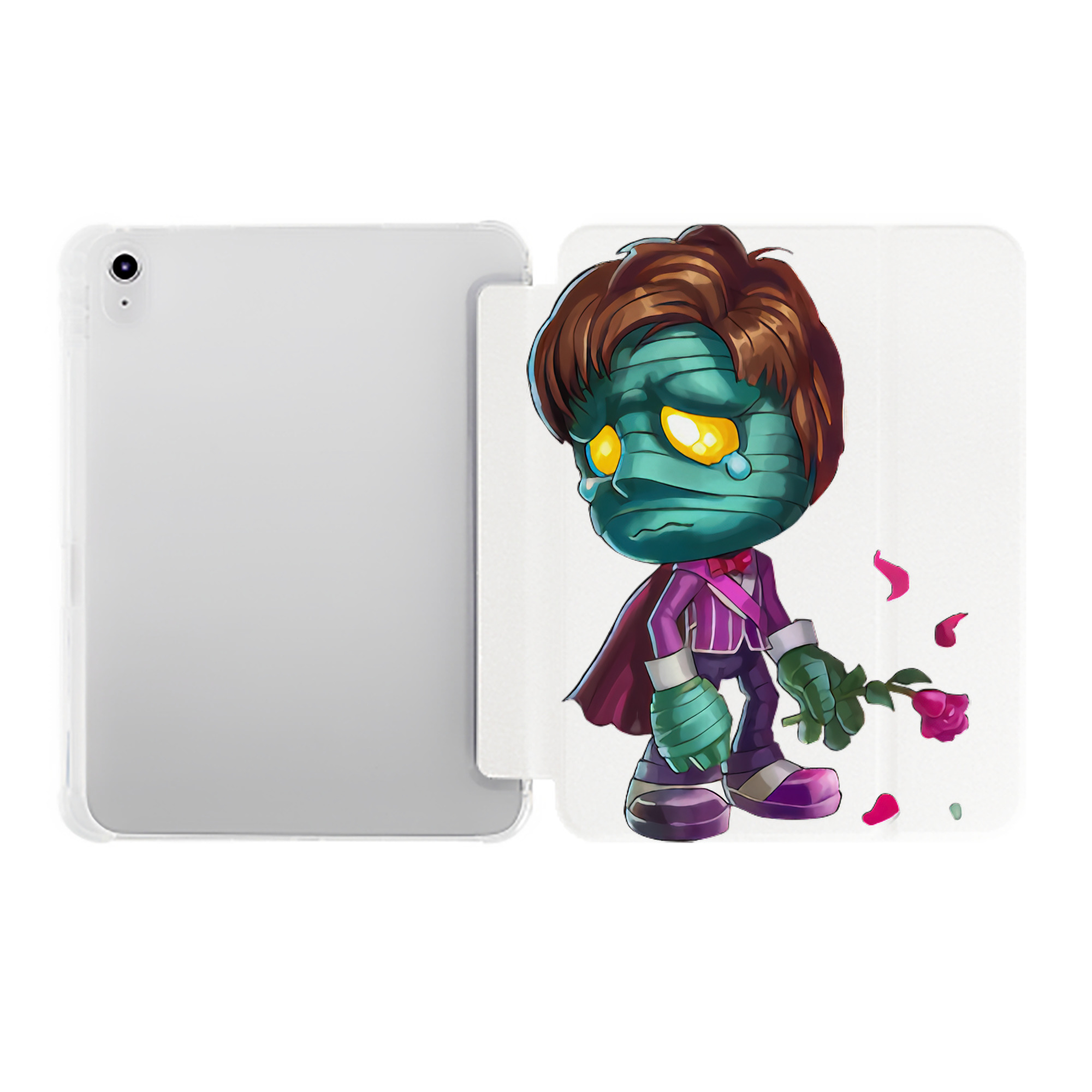 （画像用） リーグ・オブ・レジェンド League of Legends LOL IPad ケース ペン収納付き 三つ折りスタンド PUレザー×シリコン 対応機種9.5/10.5/10.9インチ